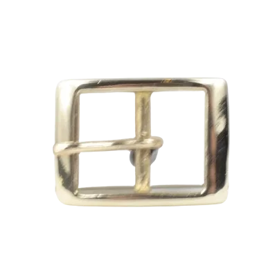 1.25 Inch 32mm Brass Rectangle Belt Buckle