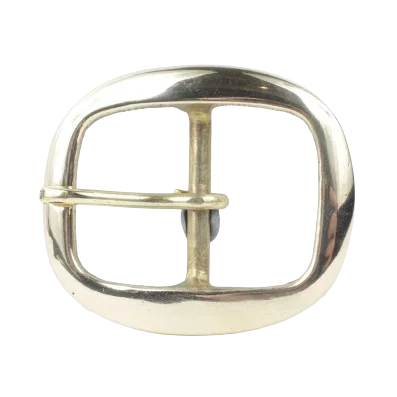 1.5 Inch 38mm Brass Oval Belt Buckle