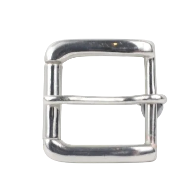 1.5 Inch 38mm Silver Roller Belt Buckle