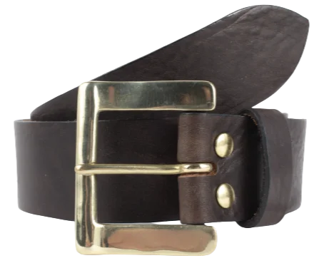 1.5 Inch (38mm) Wide Leather Trouser Belt