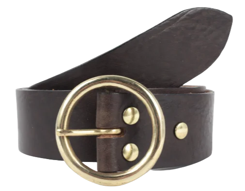 1.5 Inch Leather Jean Belt