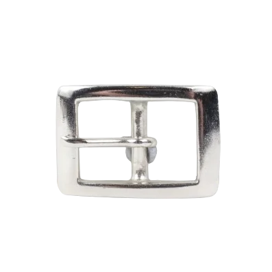 1 Inch 25mm Silver Rectangle Belt Buckle