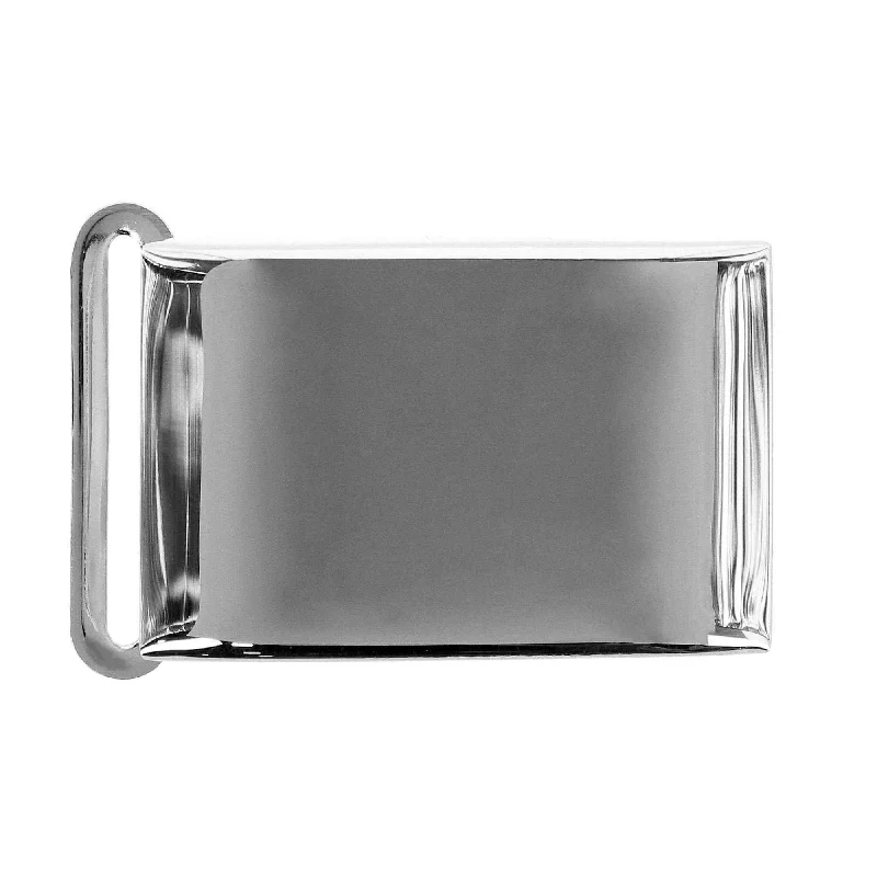 25mm Smooth Polished Finish Compression Belt Buckle