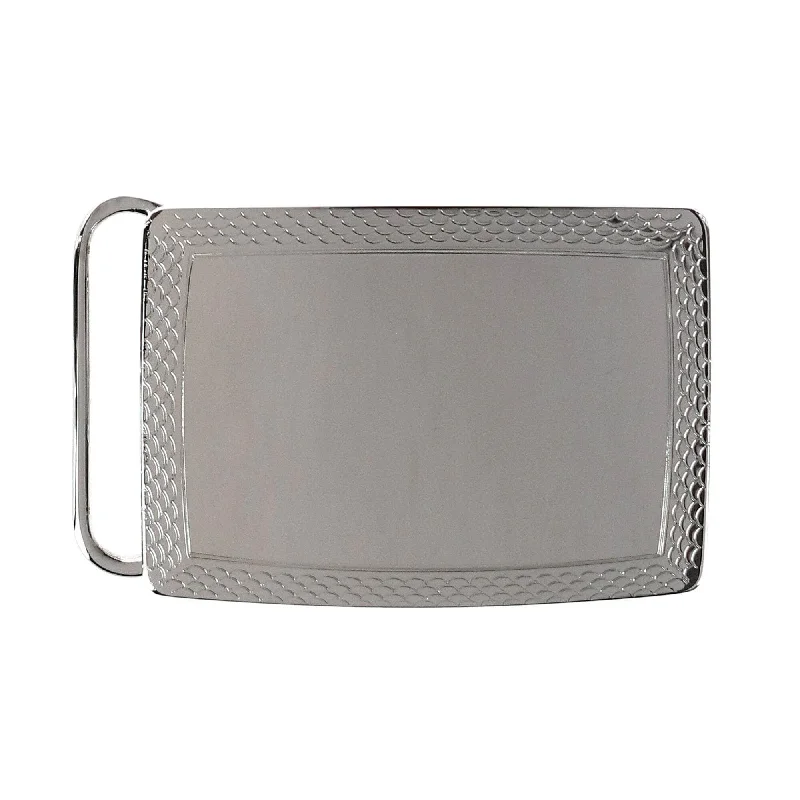 30mm Scallop Edge Compression Belt Buckle