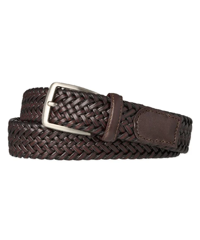 Braided Leather Belt