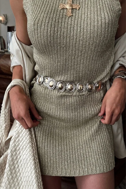 Bailey Gold and Silver Statement Belt