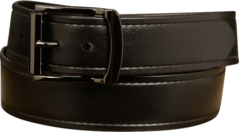 The Hercules Belt™ -  Black With Gunmetal Hercules Buckle 1.50" (H200)