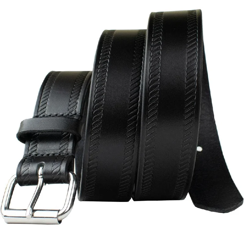 Black Rope Belt by Nickel Smart®