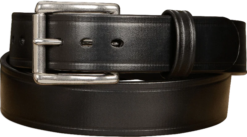 The Hercules Belt™ -  Black Max Thick With Stainless Buckle 1.50" (H500BK)