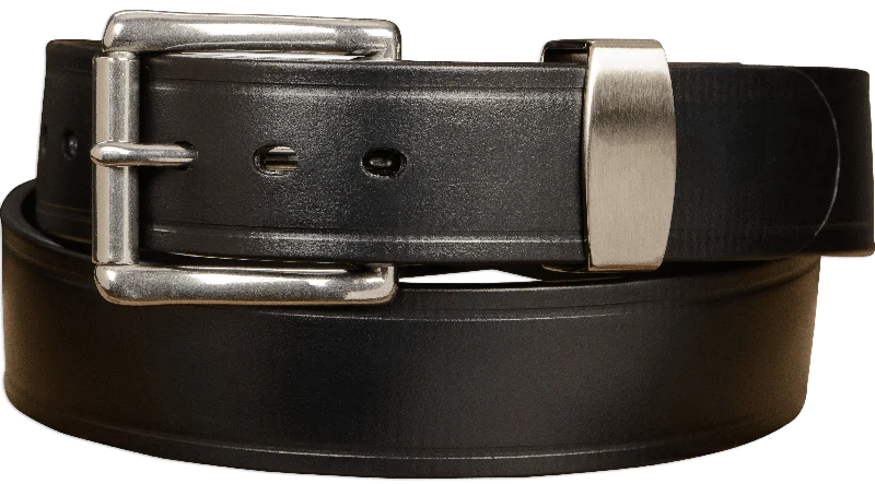 The Hercules Belt™ - Black Max Thick With Stainless Elongated Buckle And Keeper 1.50" (H510BK)