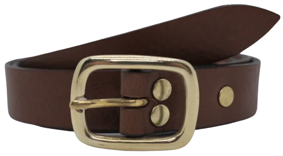 1 Inch Leather Trouser Belt