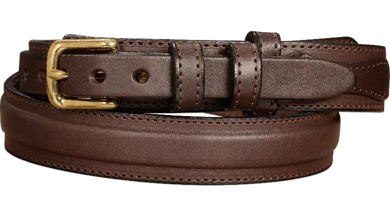 The Walker: Men's Brown Stitched Ranger 1.25"