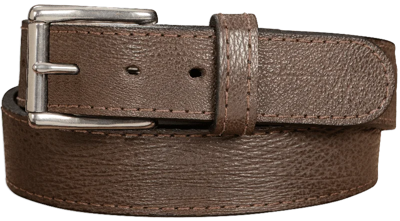 Men's Brown Shark Max Thickness Gun Belt