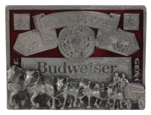 Budweiser Shires King of Beers Belt Buckle