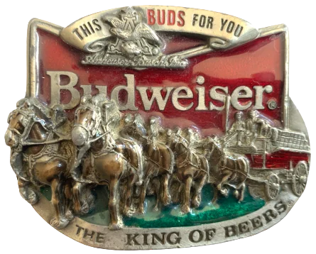 Budweiser This Buds For You Belt Buckle