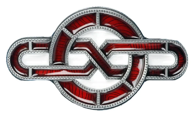 Celtic Eight Red Belt Buckle