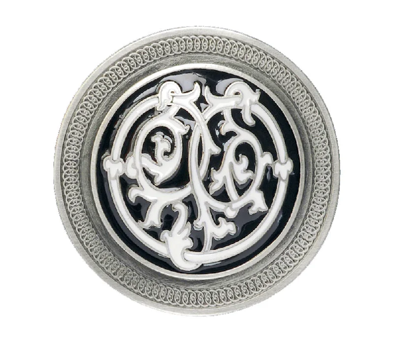 Celtic Stems Black Belt Buckle