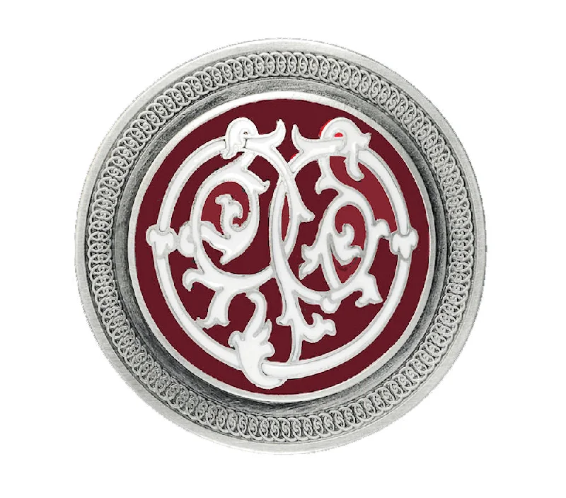 Celtic Stems Red Belt Buckle