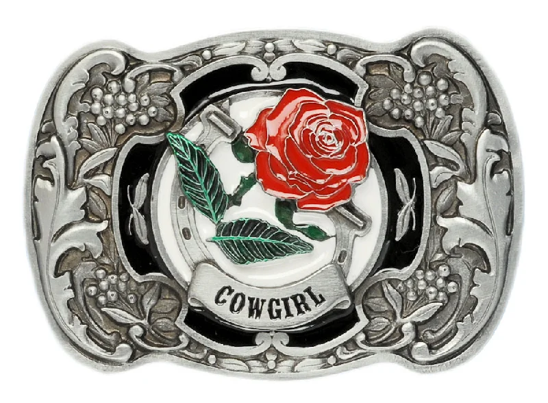 Cow Girl Belt Buckle