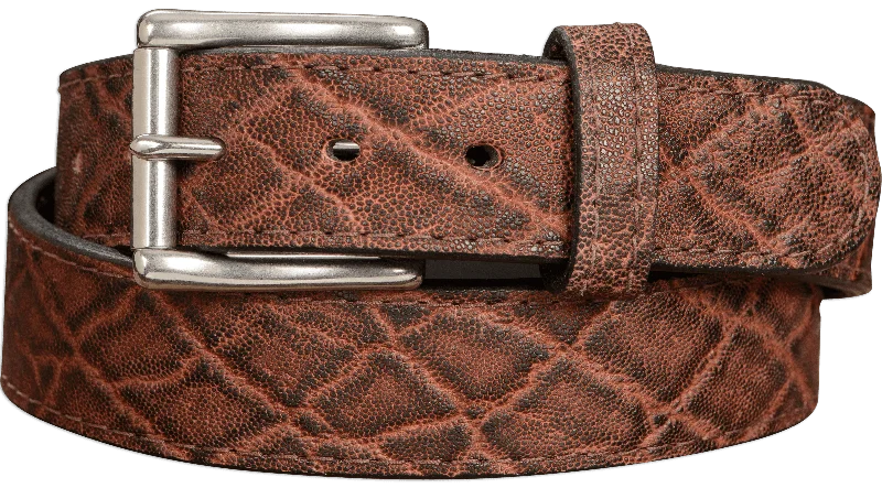 Men's Dragon Fire Elephant Max Thickness Gun Leather Belt