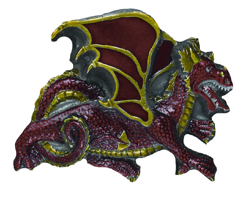 Dragon Red Belt Buckle