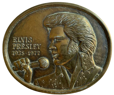 Elvis Presley First Edition 1935 1977 Belt Buckle