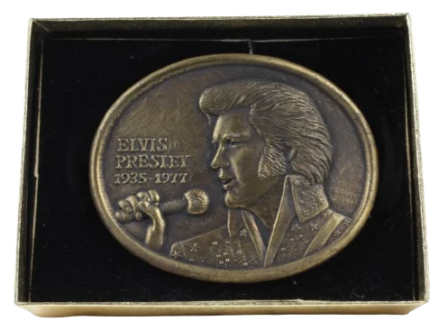 First Edition 1935 1977 Elvis Presley Belt Buckle