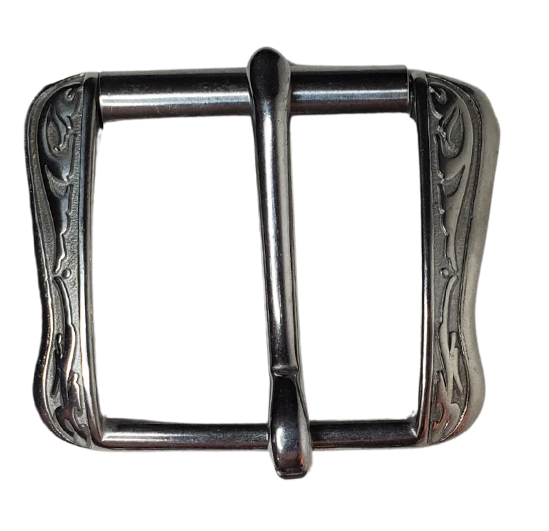 Fort Worth Western Stainless Steel Roller Buckle