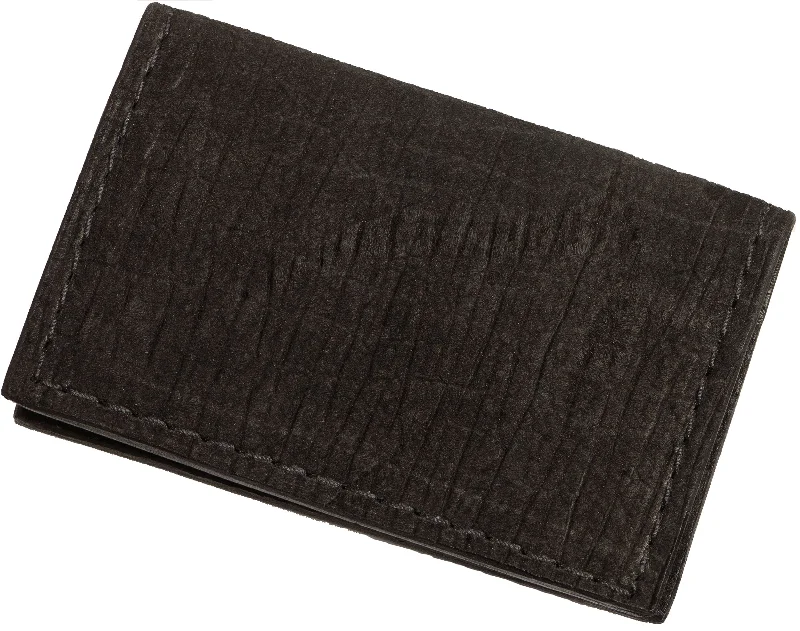 Black Hippopotamus Credit Card & Business Card Wallet