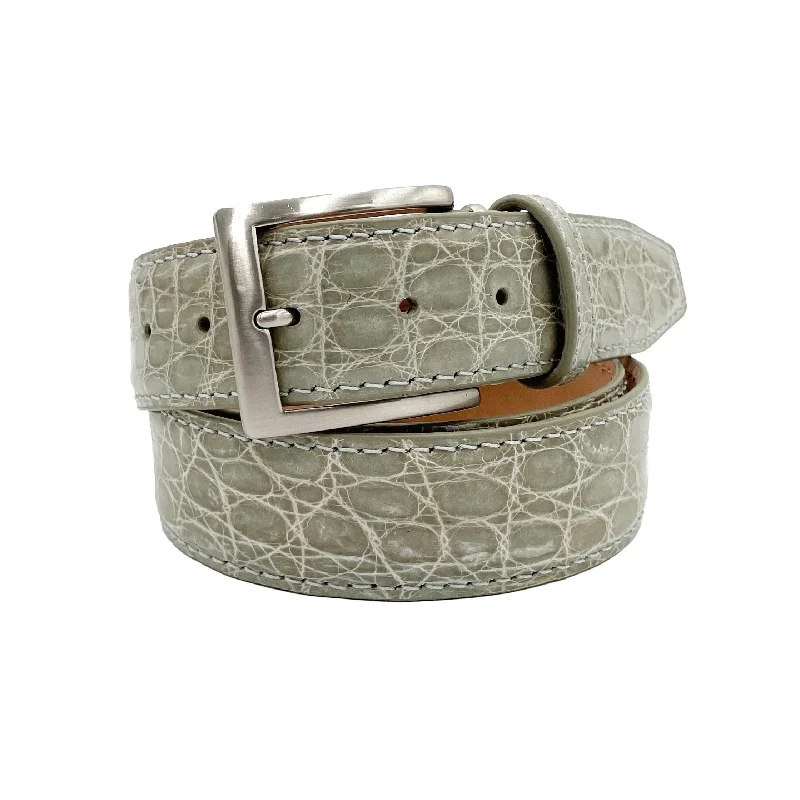 Genuine Glazed Crocodile Belt- Hazelwood - 40mm