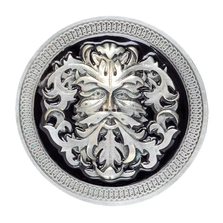 Green Man Celtic Belt Buckle