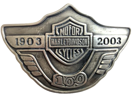 Harley Davidson 1903 to 2003 100 Year Belt Buckle