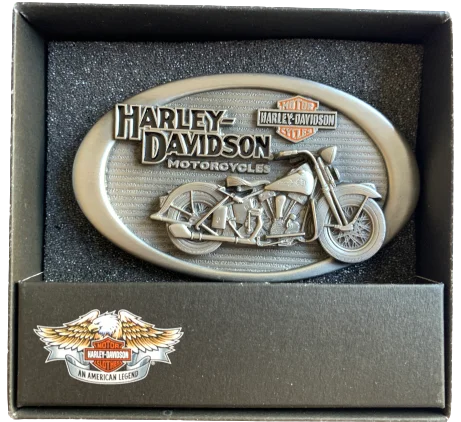 Harley Davidson Antique Bike Belt Buckle