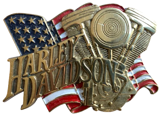 Harley Davidson Engine Belt Buckle