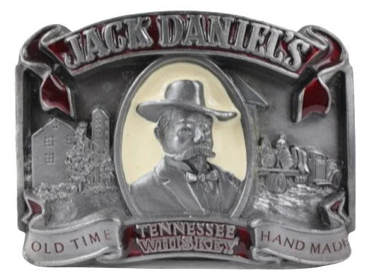 Jack Daniels Old Time Tennessee Whiskey Handmade Belt Buckle