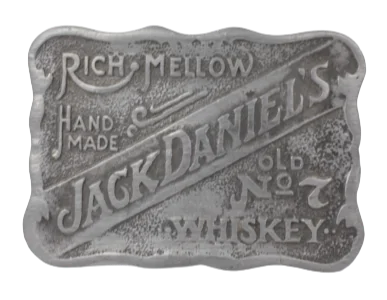 Jack Daniels Rich Mellow Hand Made Whiskey Belt Buckle