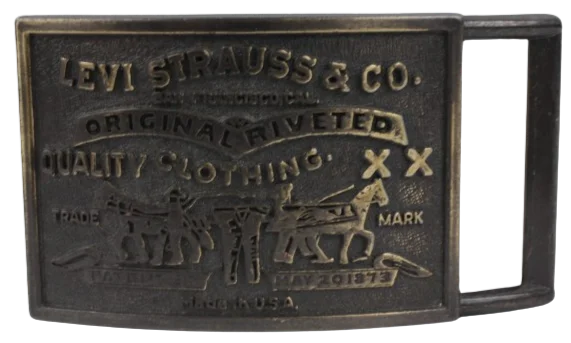 Levi Strauss & Co Made in the USA Belt Buckle