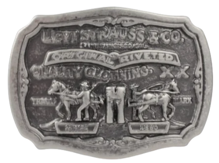 Levi Strauss & Co Original Riveted Since 1850 Belt Buckle