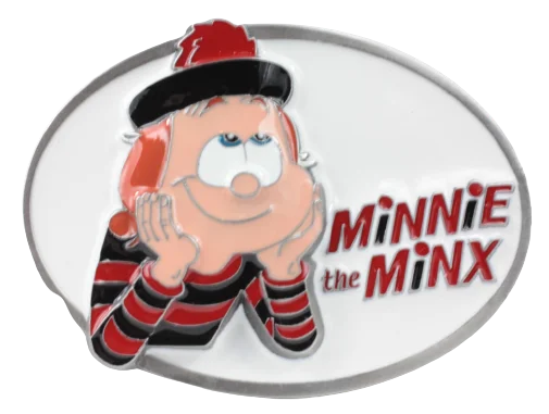 Minnie the Minx Beano Belt Buckle