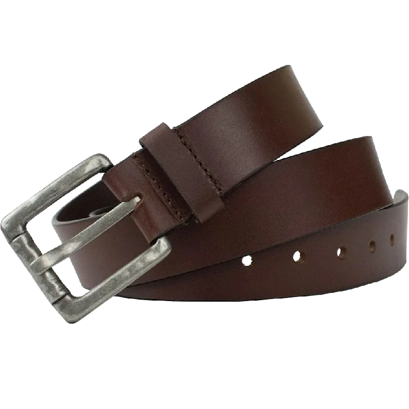 Pathfinder Brown Leather Belt by Nickel Zero®