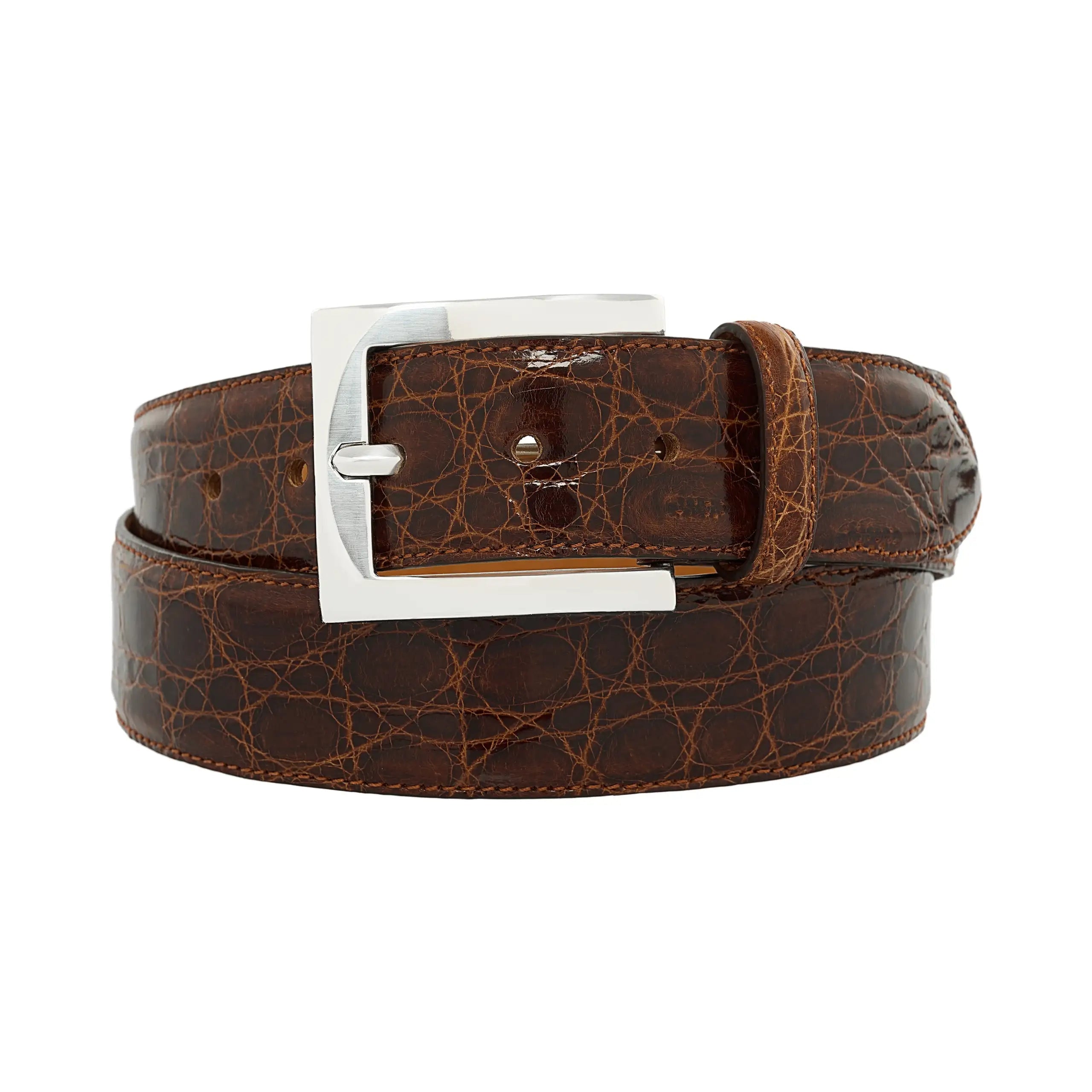 Leather Belt in Cognac