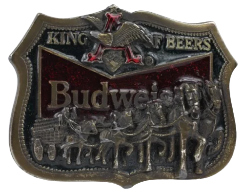 Shire Horse Budweiser King of Beers Belt Buckle