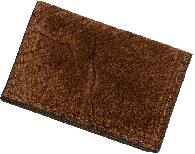 Tan Hippopotamus Credit Card & Business Card Wallet