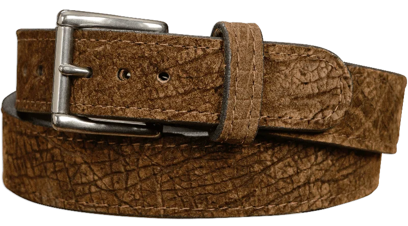 Men's Tan Hippopotamus Max Thickness Gun Belt