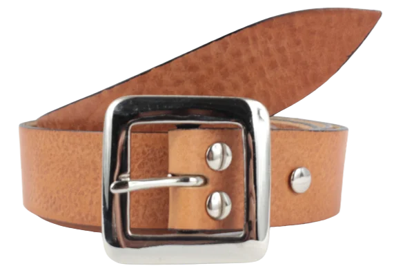 Tan Leather Trouser Belt