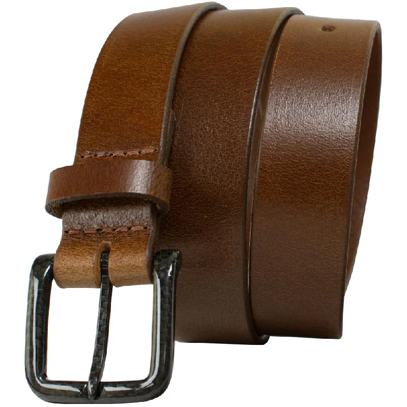 The Specialist Brown Dress Belt by Nickel Smart®