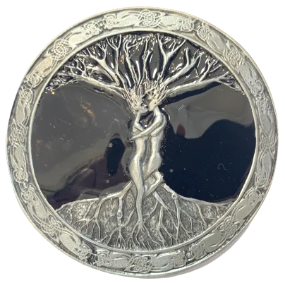 Tree of Life Black Belt Buckle