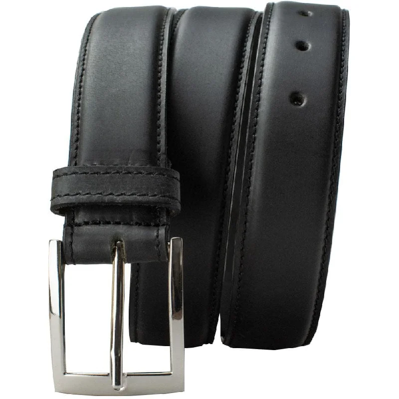 Uptown Black Dress Belt by Nickel Smart®