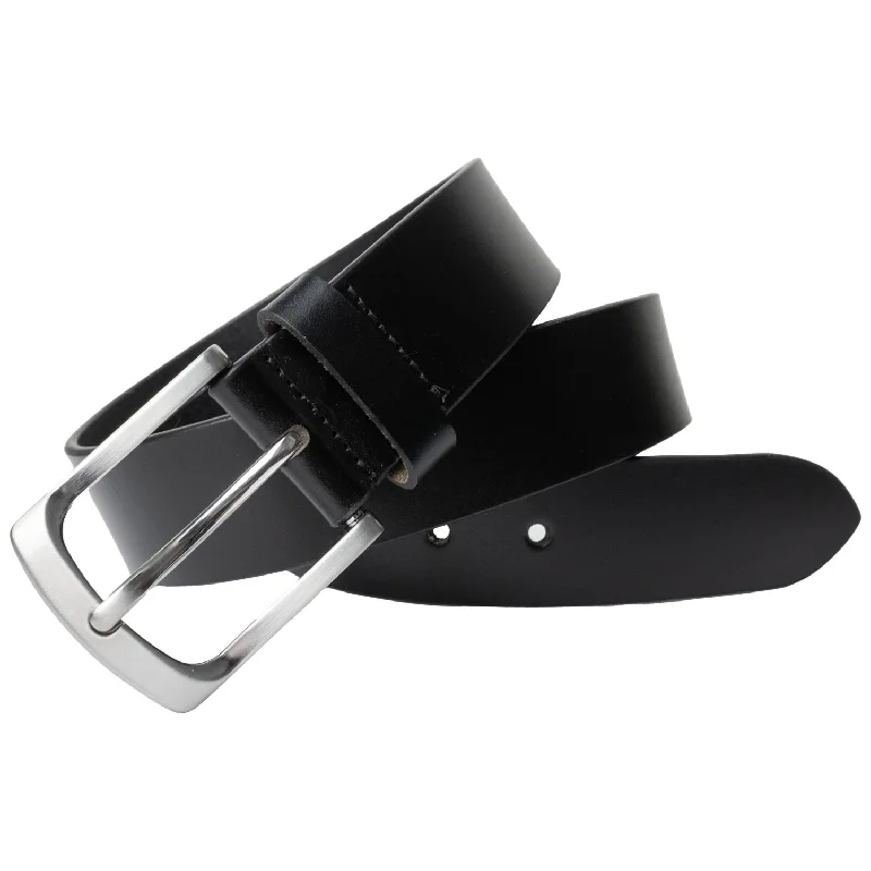 Urbanite Black Leather Belt by Nickel Zero®