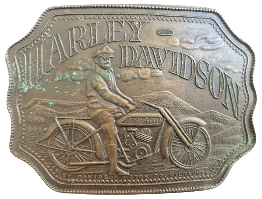 Vintage Harley Davidson Belt Buckle